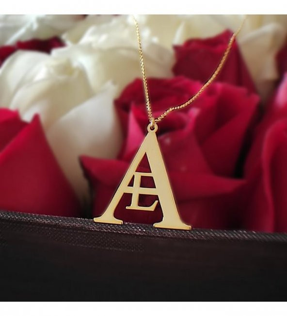 Kişiye Özel İki Harf Gümüş Kolye