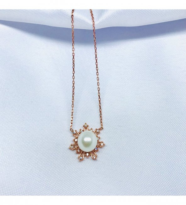 İncili Özel Gün Hediyesi Gümüş Kolye