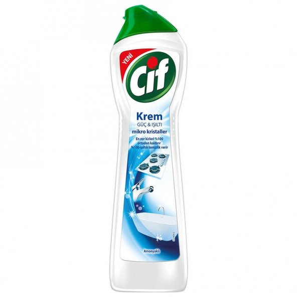 Cif Krem Amonyaklı Yüzey Temizleyicisi 750 ml