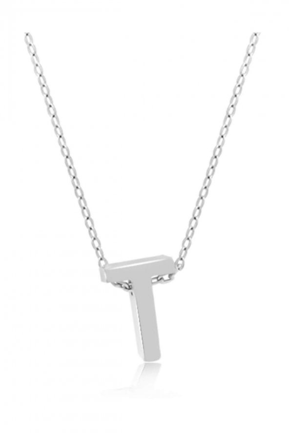 GÜMÜŞ HARF KOLYE ürün görseli 1