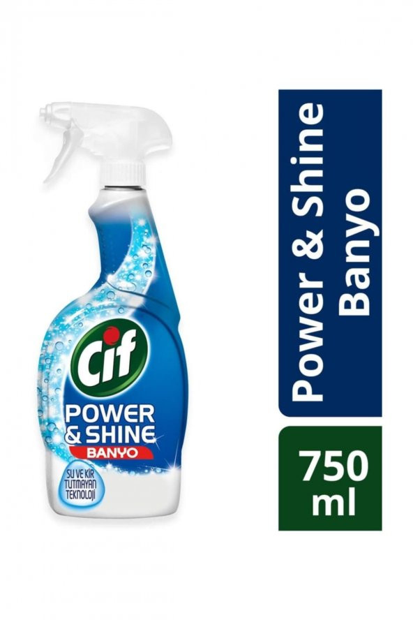 Cif Power Shine Banyo Temizleme Spreyi 750 ml