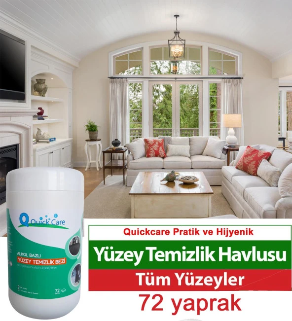 Islak Kova Mendil 72 Adet - Dezenfektanlı Alkol Bazlı, Limon Kokulu - 5
