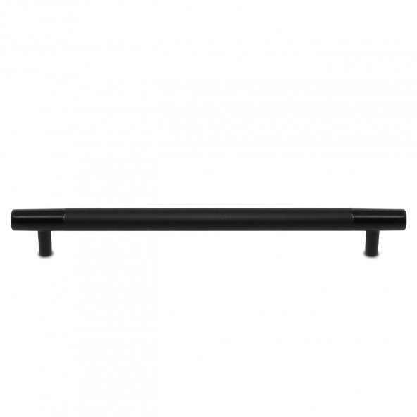 Çekmece Dolap Kapak Kulpu Kulbu 224 mm Mat Siyah Kulp - 2