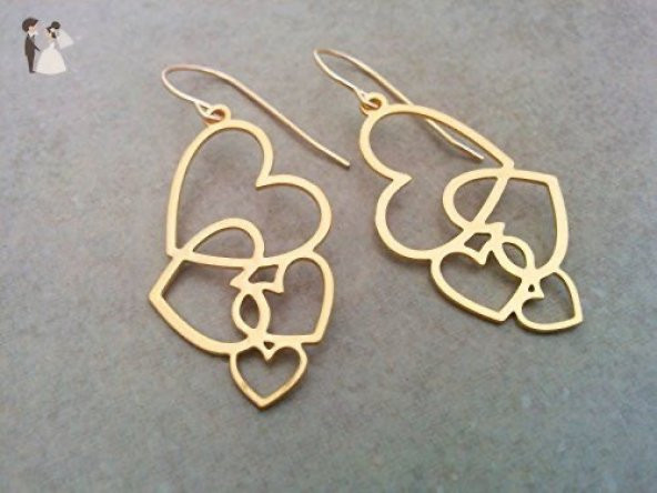 Kalp Model 925 Ayar Gümüş Kadın Küpe