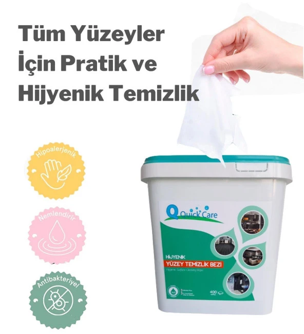 Islak Kova Mendil 400 Adet Ekonomik - Hijyenik, Aloevera Kokulu - 2