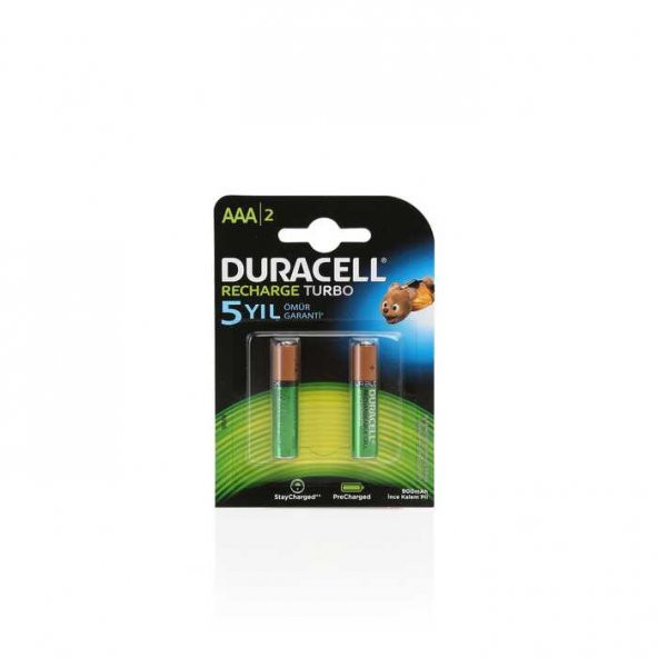 Duracell 900 Mah Şarjlı İnce Pil 2li - 6