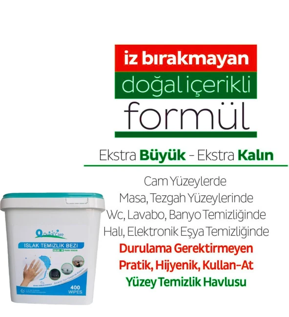 Islak Kova Mendil 400 Adet Ekonomik - Hijyenik, Beyaz Sabun Kokulu - 6