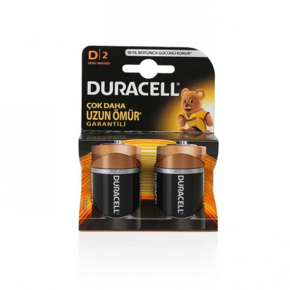 Duracell D Büyük Pil 2li Kart - 11