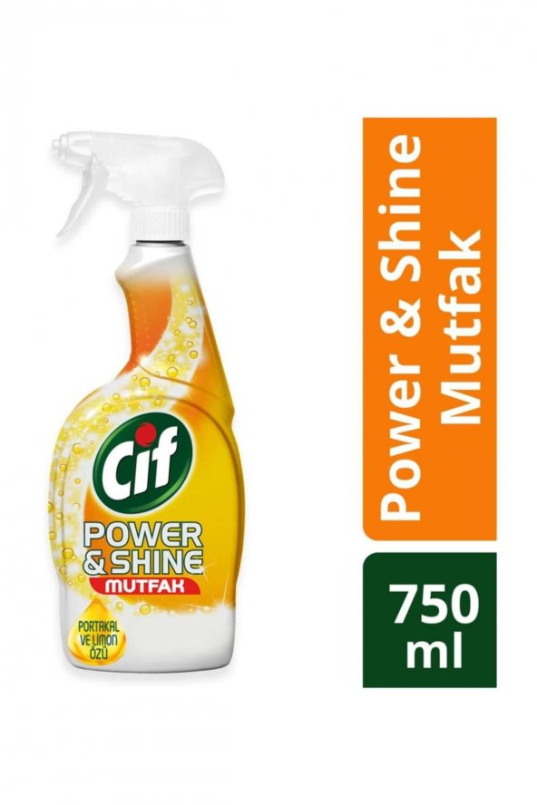Cif Power Shine Mutfak Temizleme Spreyi 750 ml