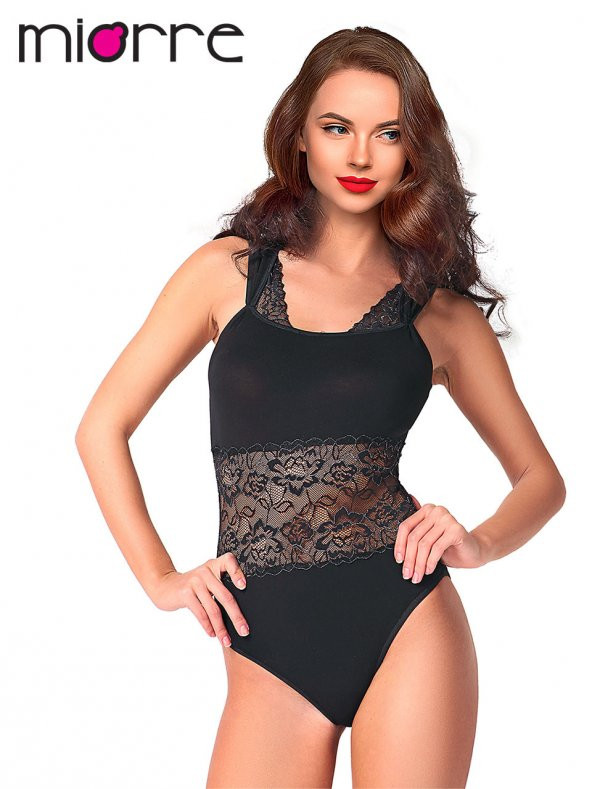 Beli Dantelli Çıtçıtlı Body - Resim 2