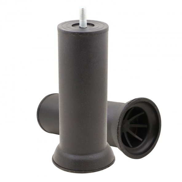 Mobilya Kanepe Baza Koltuk Destek Ayağı M8 Civata Siyah Ayak 15 cm (4 ADET) - Resim 5