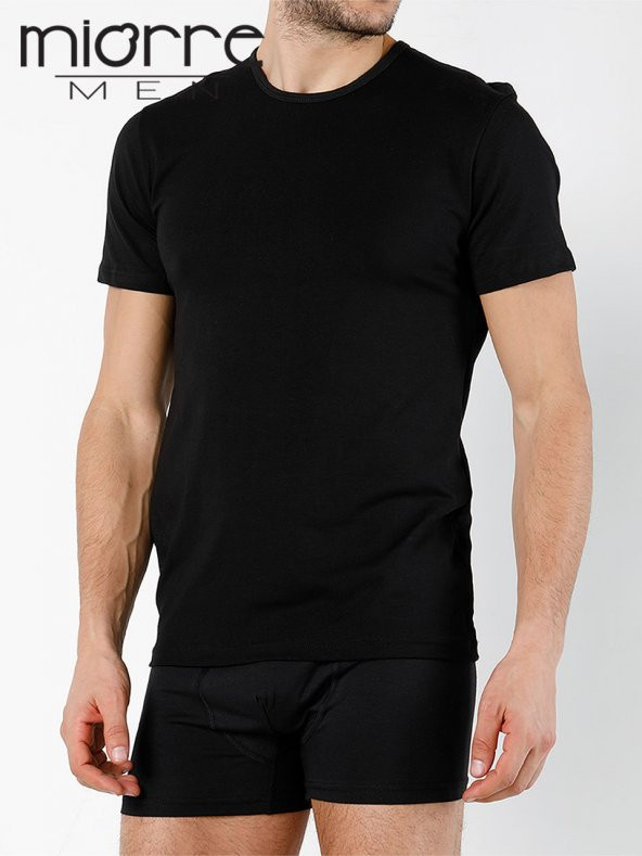 Miorre Modal Strech Sıfır Yaka Kısa Kol Fanila - 7