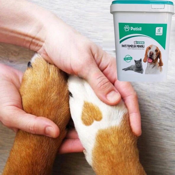 Kedi Köpek Için Hijyenik Tüy Ve Pati Temizleme Islak Kova Mendil 400 Adet Eko - 6