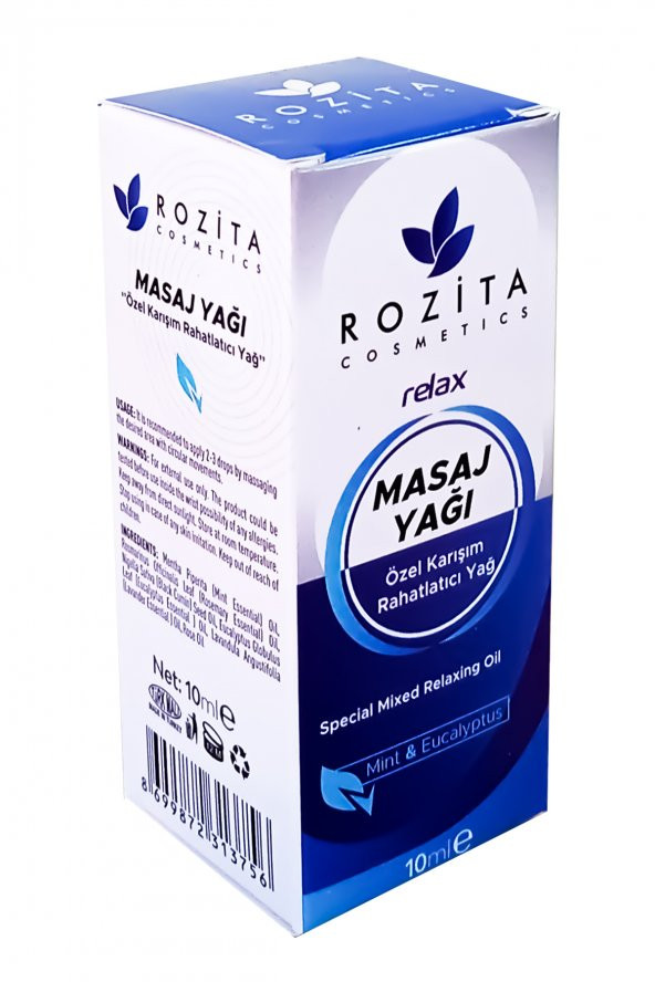 Rozita RLX Relax Özel Karışım Yağ 10 ml