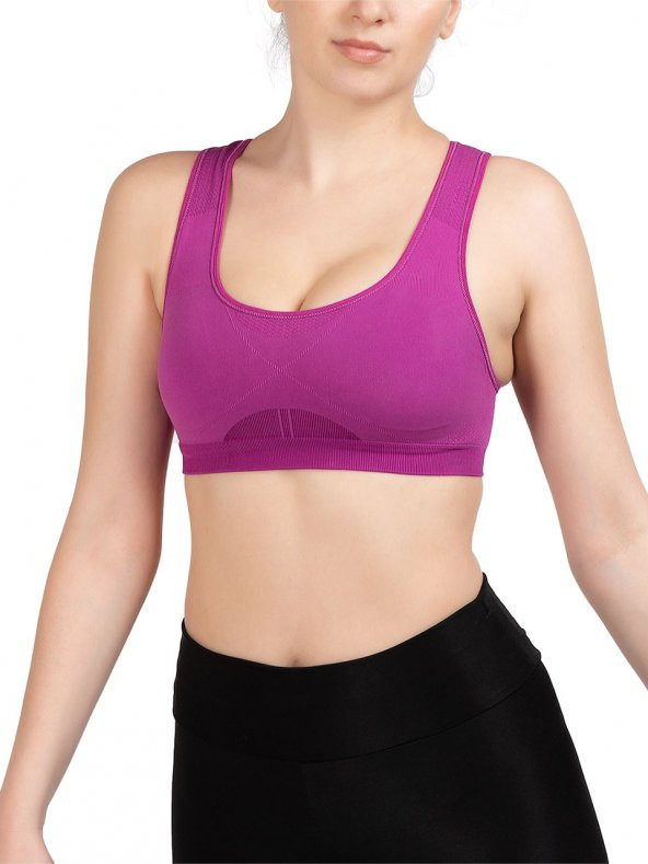 Macrophylla Destekli Seamless Spor Sütyen - 7