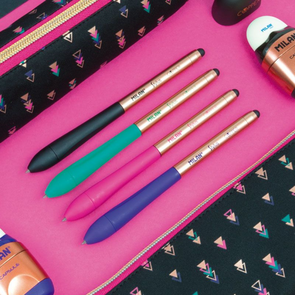 MILAN 176593924 STYLUS COPPER TÜKENMEZ KALEM 20Lİ - 4