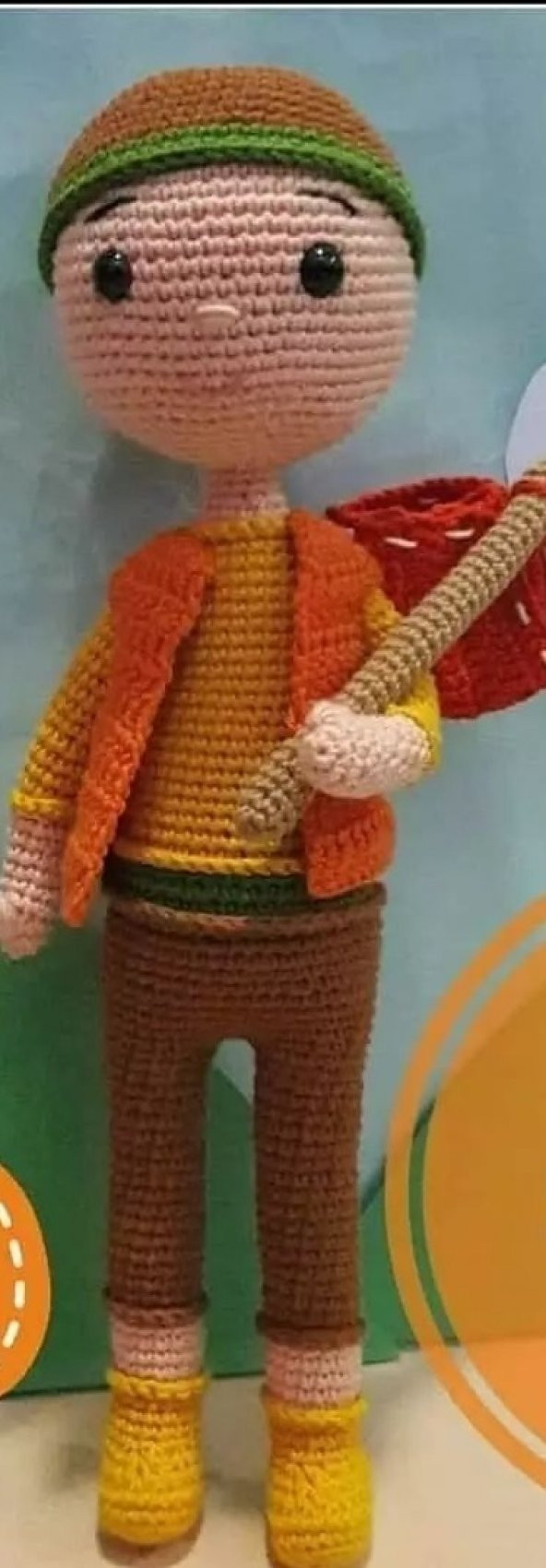 Amigurumi Keloğlan Oyuncak Bebek