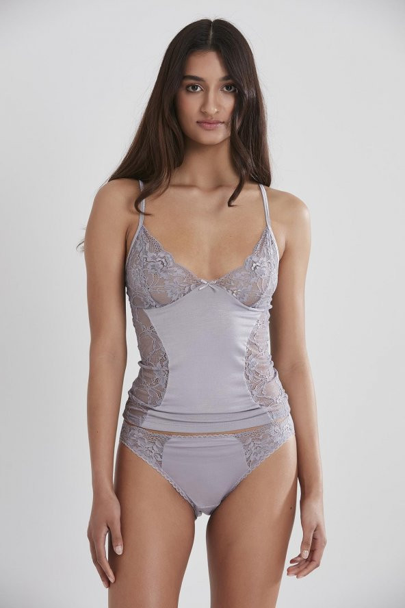 Dantelli Penye Atlet Külot / Kaşkorse Set - Resim 8