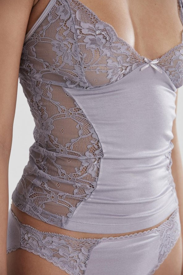 Dantelli Penye Atlet Külot / Kaşkorse Set - Resim 10