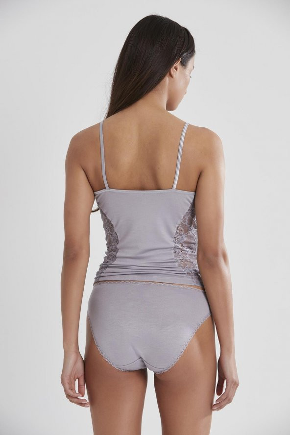 Dantelli Penye Atlet Külot / Kaşkorse Set - Resim 11