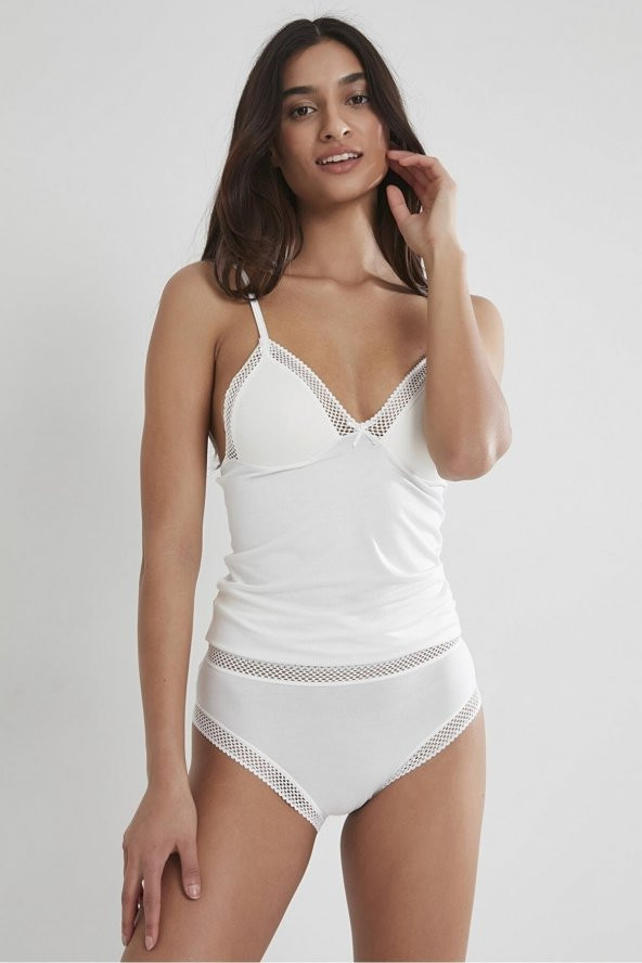 Dantelli Penye Atlet Külot / Kaşkorse Set - Resim 4