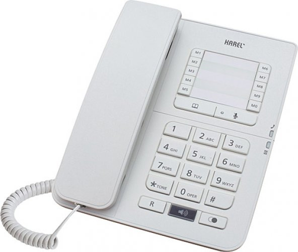 Karel Tm-142 Krem Masa Üstü Telefon