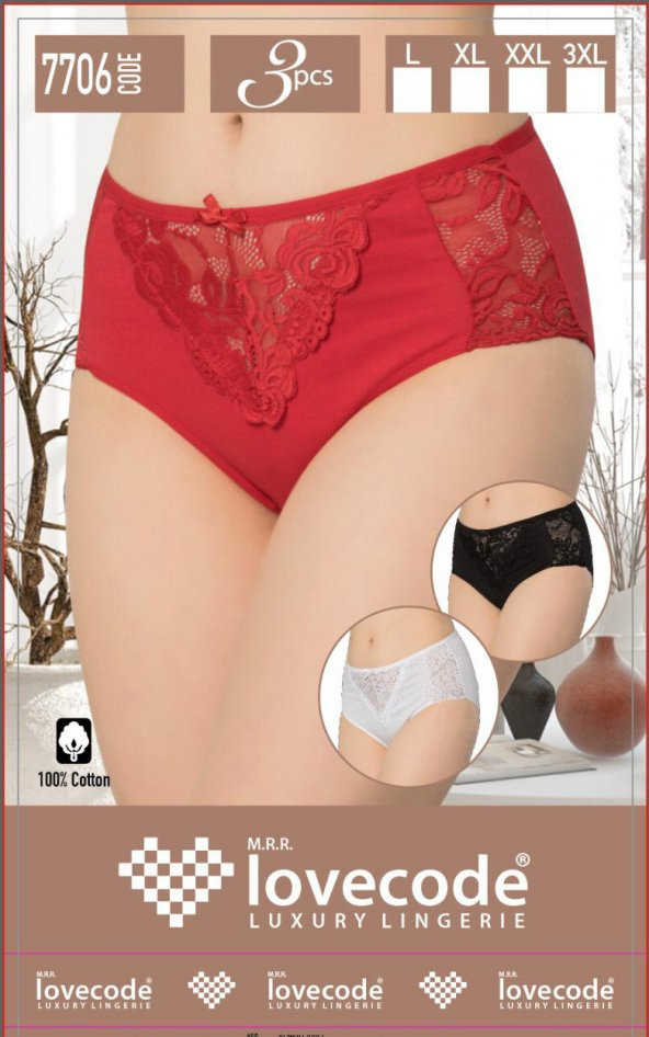 Mrr Majestic Dantelli Günlük Külot 3lü Paket ürün görseli