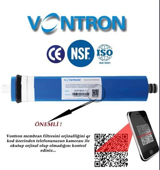 AÇIK KASA 8 li FİLTRE SETİ VONTRON MEMBRANLI (TÜM AÇIK KASA CİHAZLAR İÇİN) - Resim 3