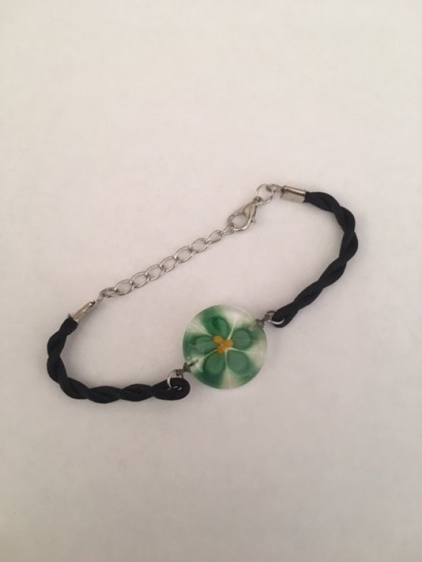 Reyonon Papatya Desenli  Bileklik - Resim 11