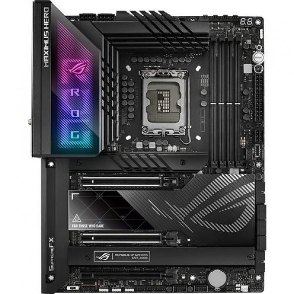 ASUS ROG MAXIMUS Z790 HERO INTEL Z790 LGA1700 7200 DDR5 ATX GAMİNG ANAKART (ROG MAXIMUS Z790 HERO) - 1