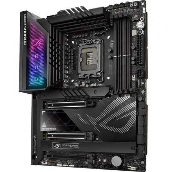 ASUS ROG MAXIMUS Z790 HERO INTEL Z790 LGA1700 7200 DDR5 ATX GAMİNG ANAKART (ROG MAXIMUS Z790 HERO) - 2