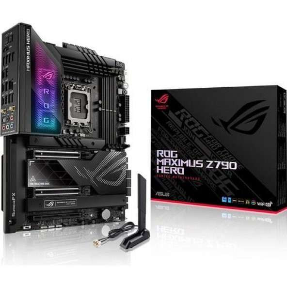 ASUS ROG MAXIMUS Z790 HERO INTEL Z790 LGA1700 7200 DDR5 ATX GAMİNG ANAKART (ROG MAXIMUS Z790 HERO) - 4