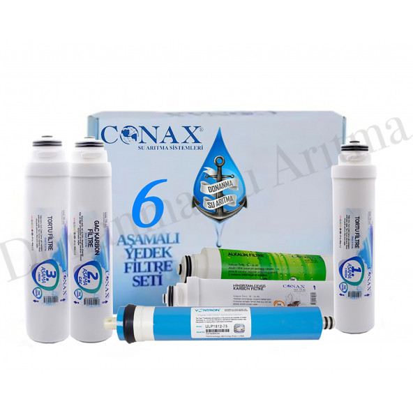 CONAX Class 6 Aşamalı Tak Çevir Filtre Seti VONTRON Membranlı