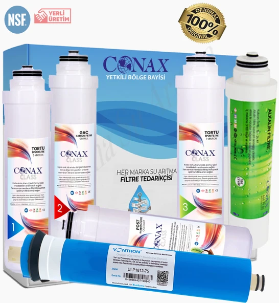 CONAX Class 6 Aşamalı Tak Çevir Filtre Seti VONTRON Membranlı ürün görseli