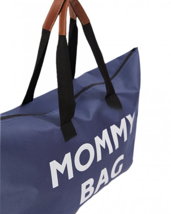 SEVBAGS MOMMY BAG BASKILI BEBEK BAKIM ÇANTASI ASTARLI - 5