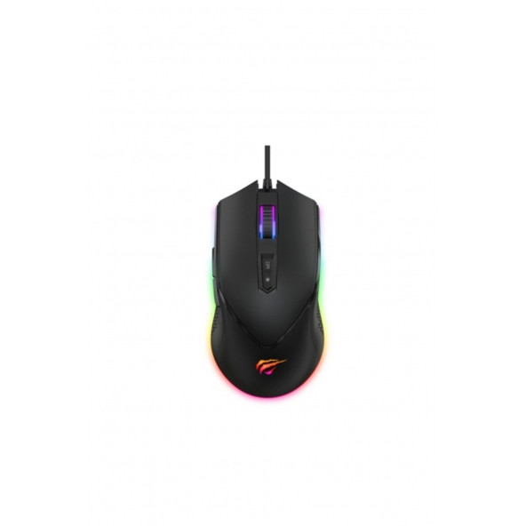 Havit Gamenote Ms814 Kablolu Rgb Gaming Mouse Siyah Siyah MOSHAVMS81400010