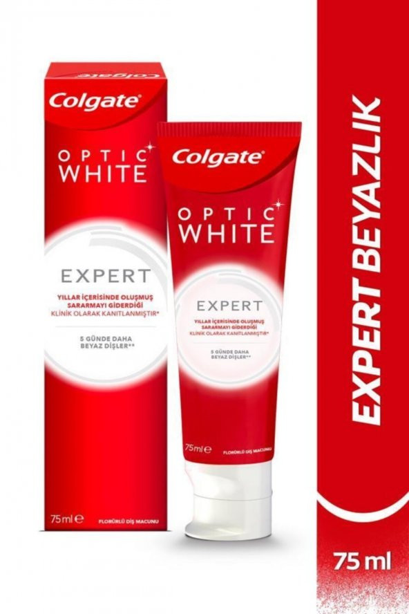 Optic White Expert White Beyazlatıcı Diş Macunu 75 ml