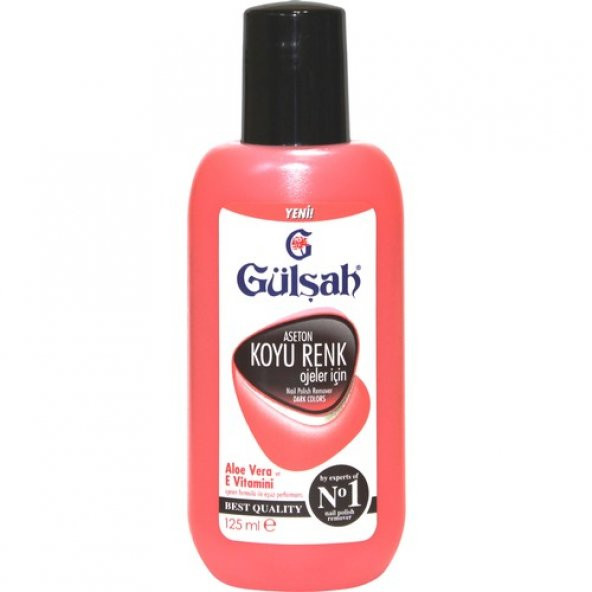 Gülşah Aseton Koyu Renk Ojeler Için Pembe 125 ml