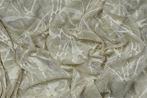 MERMER MODEL VİZON RENK TEK KANAT Hazır dikilmiş Pileli Fon Perde 300*260 cm ürün görseli