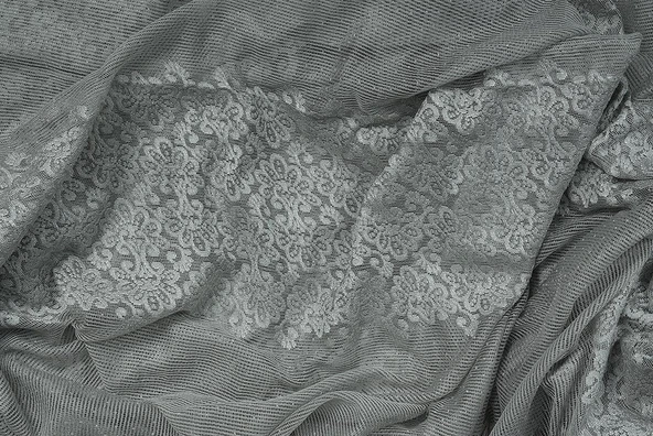 ROZA MODEL GRİ RENK TEK KANAT Hazır dikilmiş Pileli Fon Perde 300*260 cm - Resim 7