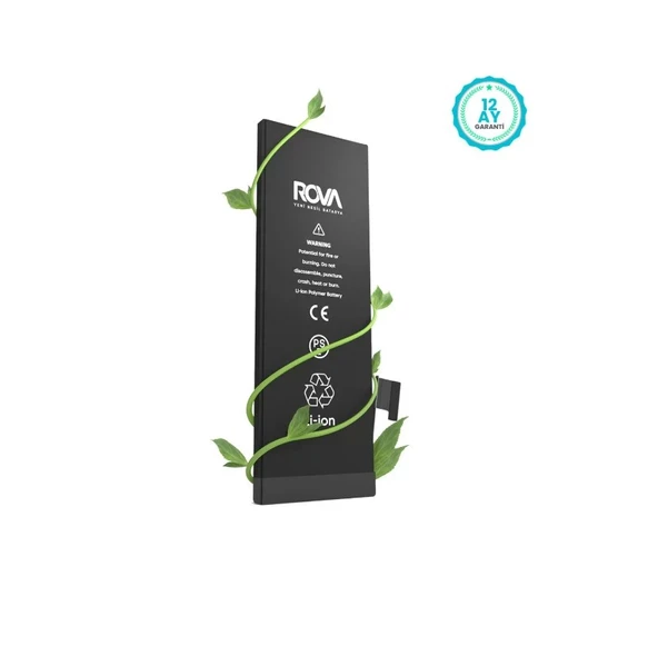 Rova İphone 8 Plus Batarya Pil Güçlendirilmiş 3400mAh 1 Yıl Garantili - Resim 2