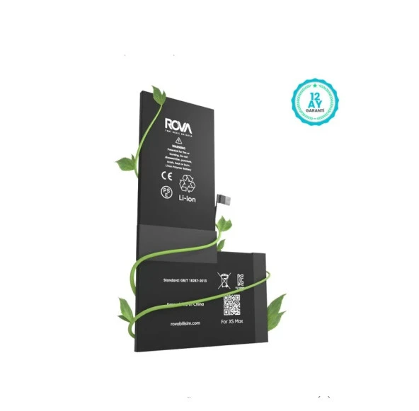 Rova İphone Xs Max Batarya Pil Güçlendirilmiş 3710mAh 1 Yıl Garantili - 2