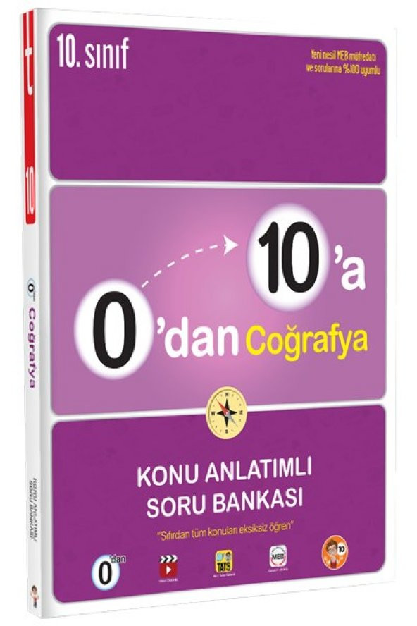 0dan 10a Coğrafya Konu Anlatımlı Soru Bankası - Tonguç Yayınları