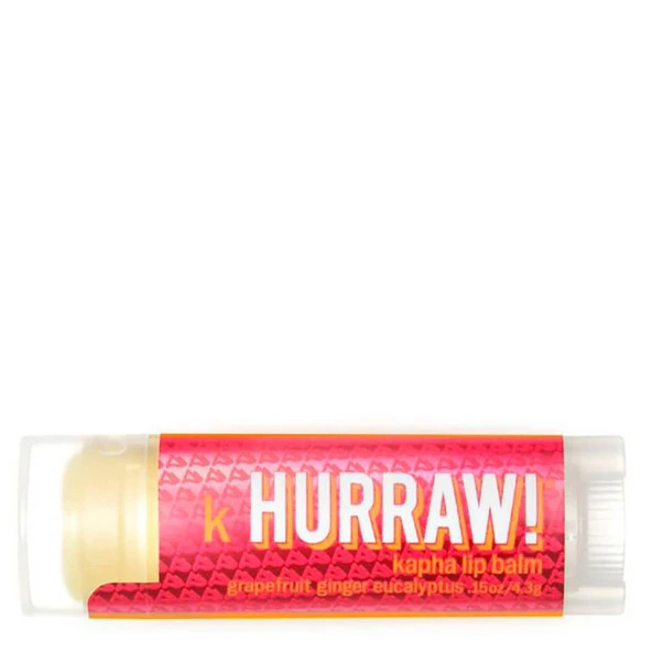 Hurraw Kapha Lip Balm - Greyfurt - Zencefil - Okaliptus 4.3 gr