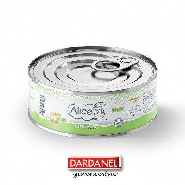 Alice Tavuklu Pate Kedi Konserve 95 Gr