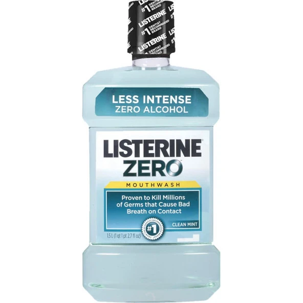 Listerine Zero Clean Mint Ağız Bakım Gargarası 1.5LT