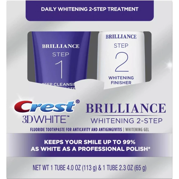 Crest 3D White Brilliance 2 Adımlı Diş Macunu