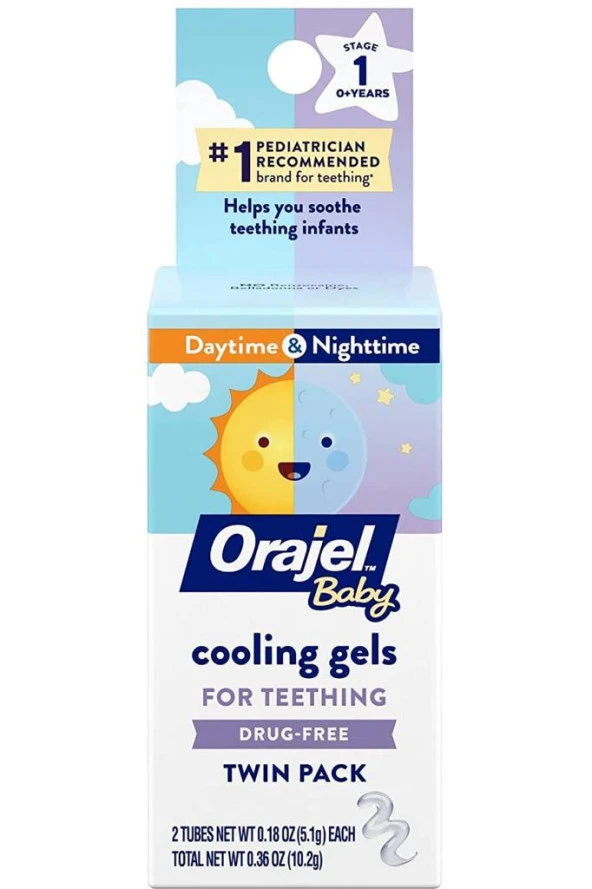 Orajel Baby Jel Gündüz-Gece Paketi 2x5.1GR