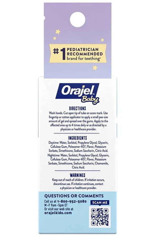 Orajel Baby Jel Gündüz-Gece Paketi 2x5.1GR - 2