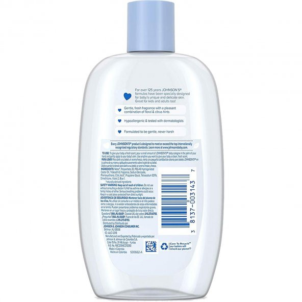 Johnsons Baby Bebek Kolonyası 200ML - 2